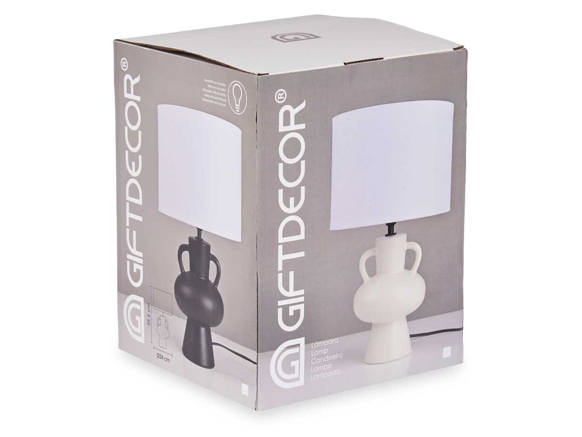 Lampada vaso nera - immagine 3