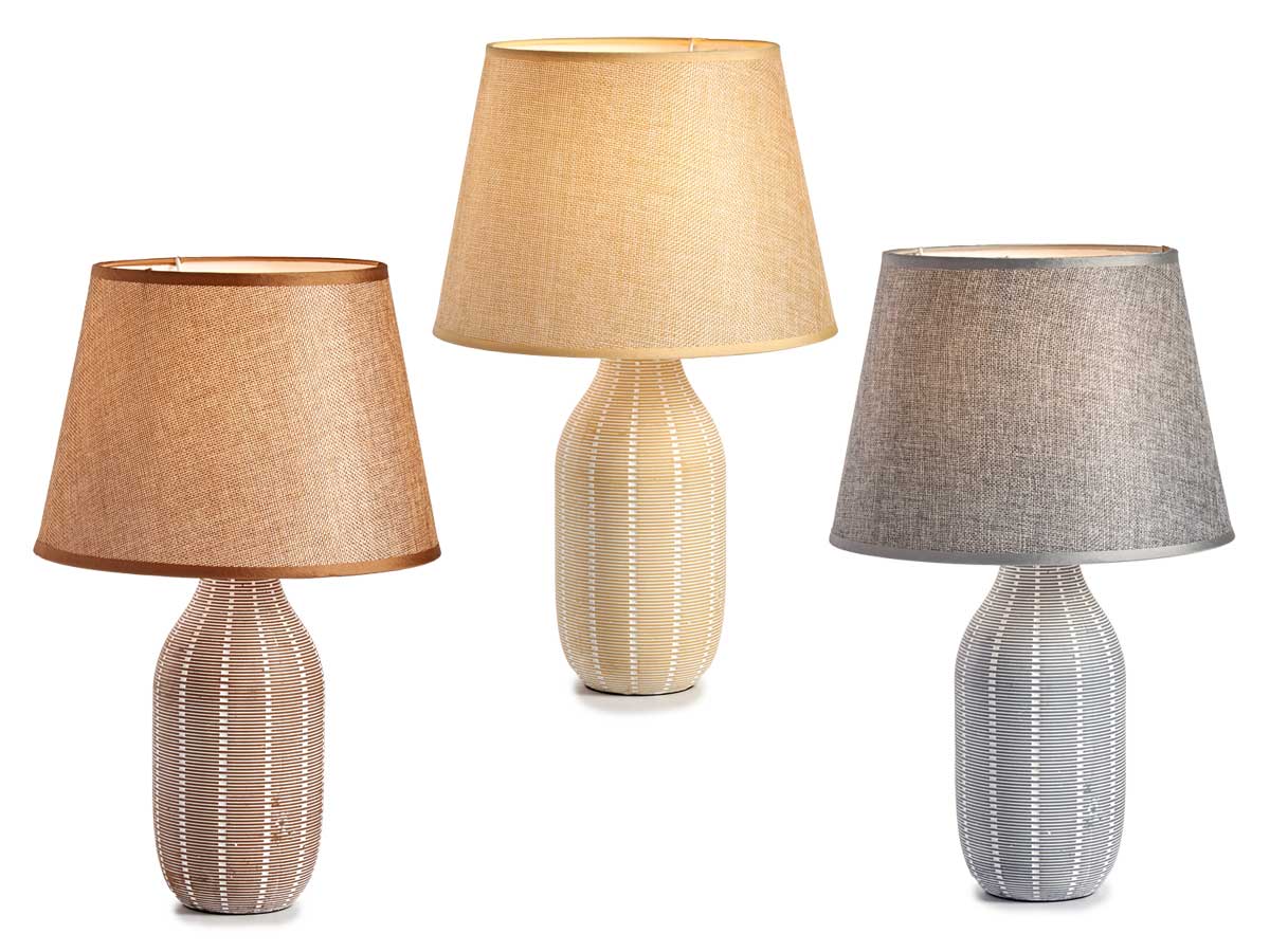 Lampade ceramica strisce grande assort 3 - immagine 2