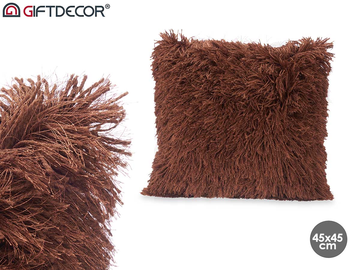 Coussin brun 50x80cm