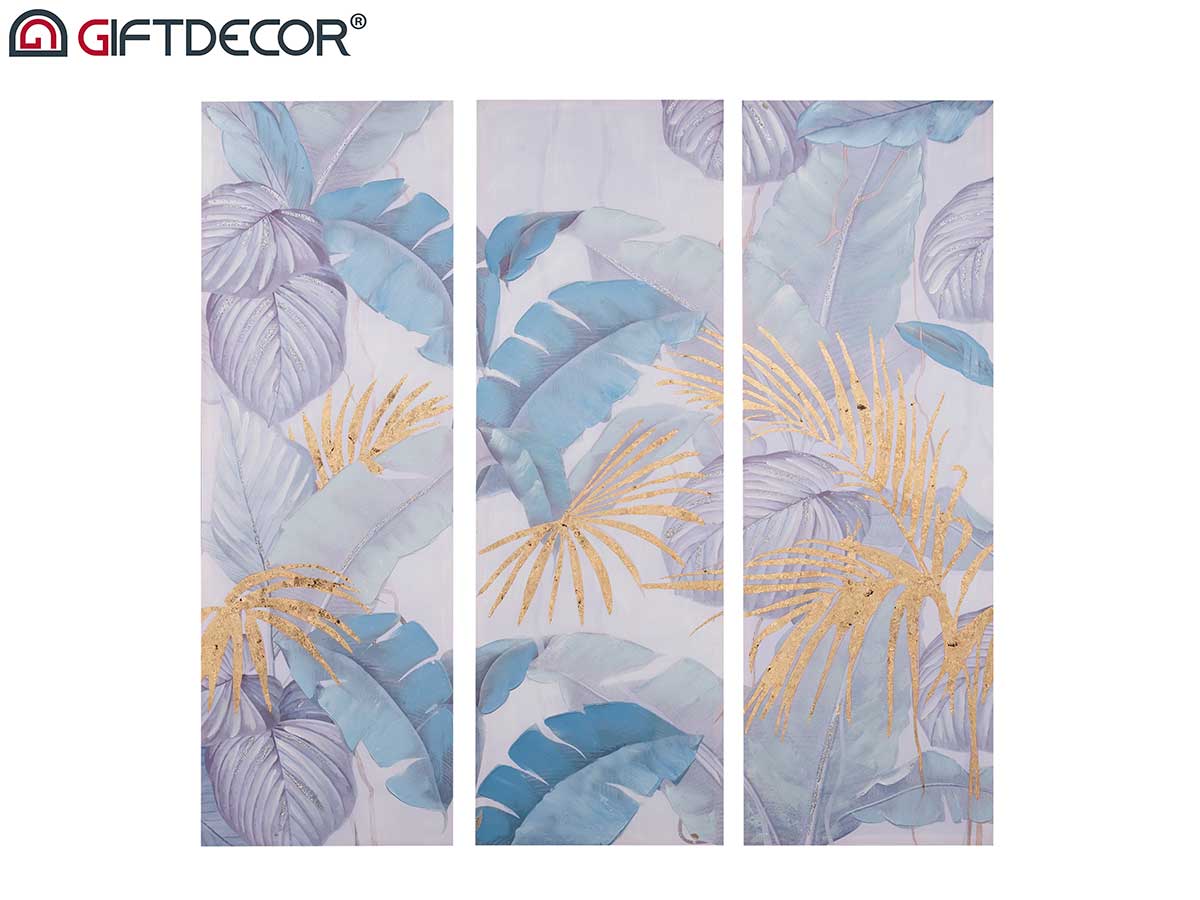 Canvas green plant assort 3