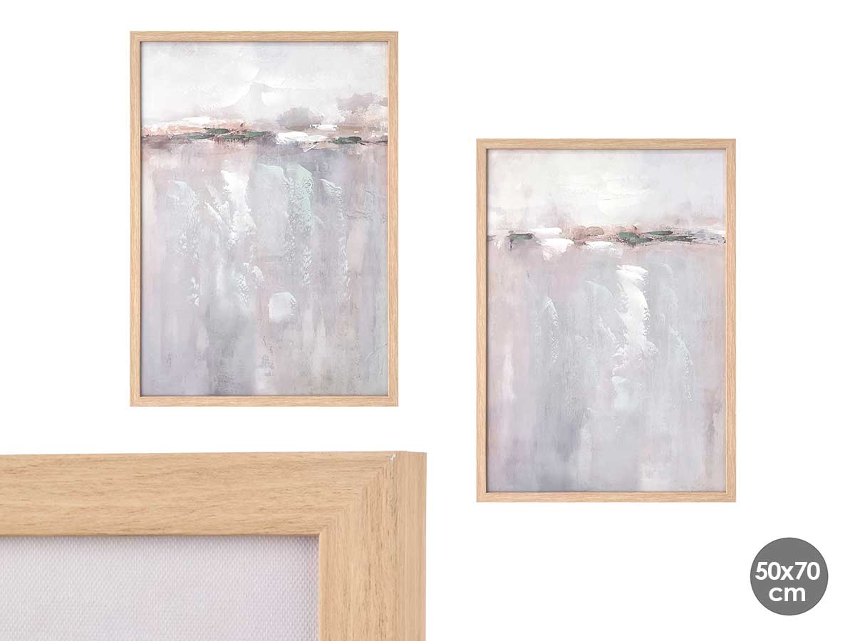 Natural canva frame port assorted 2 50x70