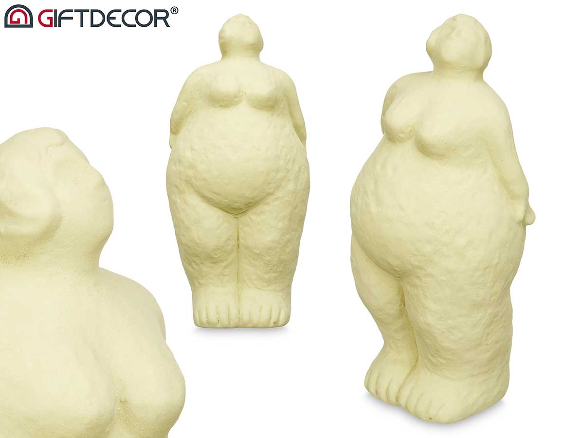 Figura donna ferma verde