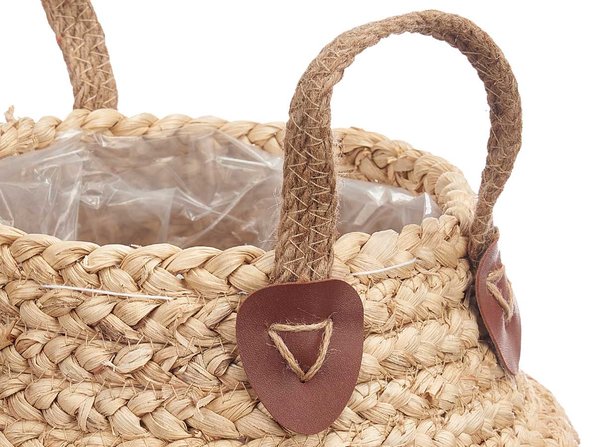 Cesto dobrável com pegas de esparto misto 20cm - Image 3