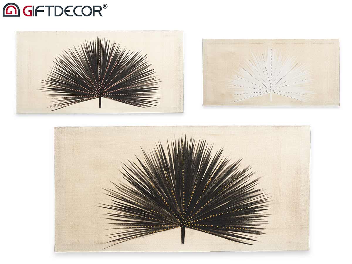 Tela foglia palma assortimento 3 30x60cm