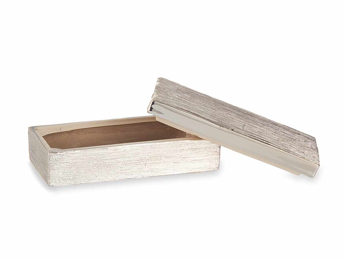 Joyero rectangular ceramica champagne - Imagen 4