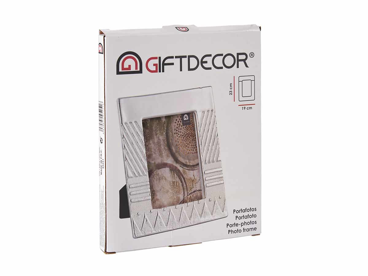 Portafotos ceramica plateado - Imagen 3